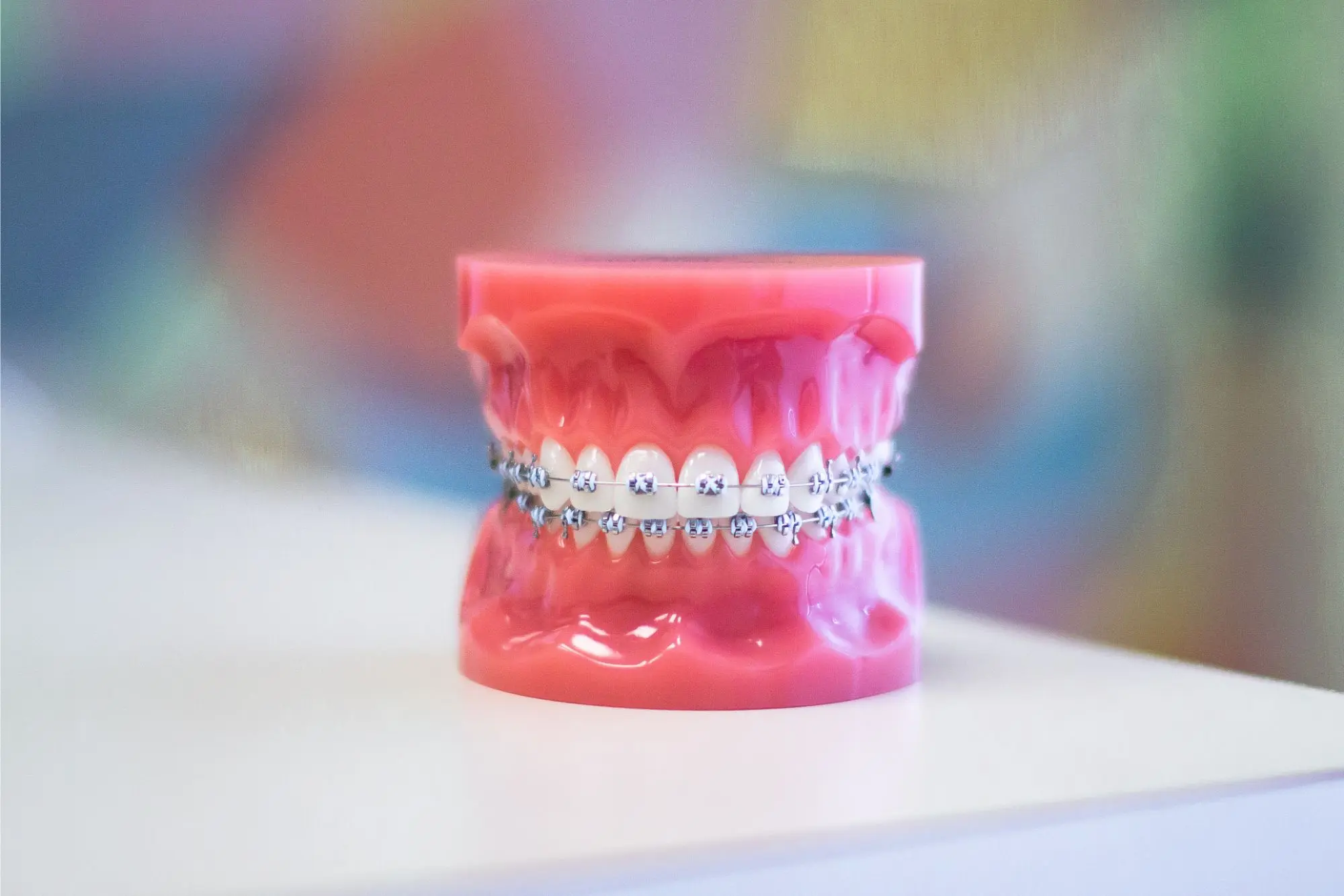 Metal braces at Elizabeth Blake Orthodontics in Hopkinton, MA